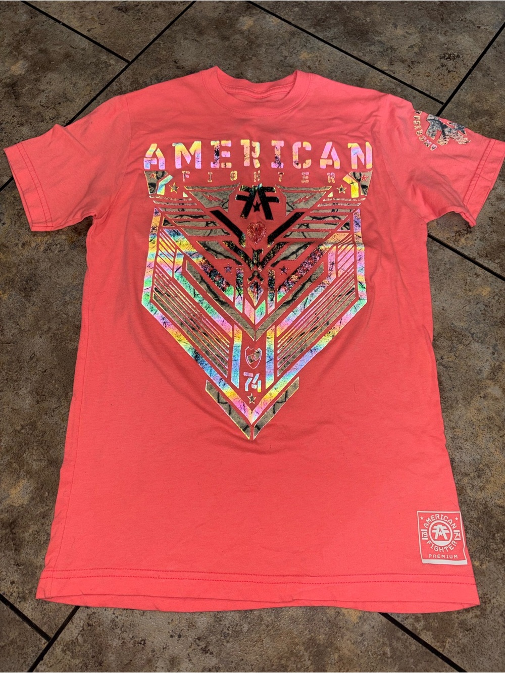 American Fighter Coral Short-Sleeve Graphic Tee